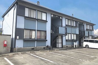 熊本市西区 アパート 屋根外壁塗装工事