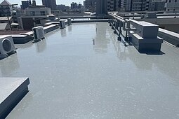 熊本市中央区　マンション屋上防水工事のイメージ