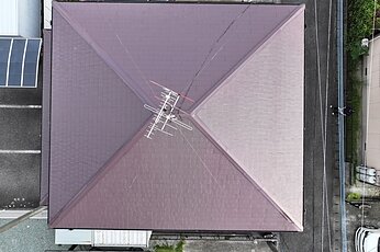 【宇土市】コロニアル屋根を無機塗料で塗装｜雨漏り予防と美観を両立した屋根塗装